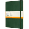 Блокнот MOLESKINE Classic XLarge, в линейку, зелёный QP090K15